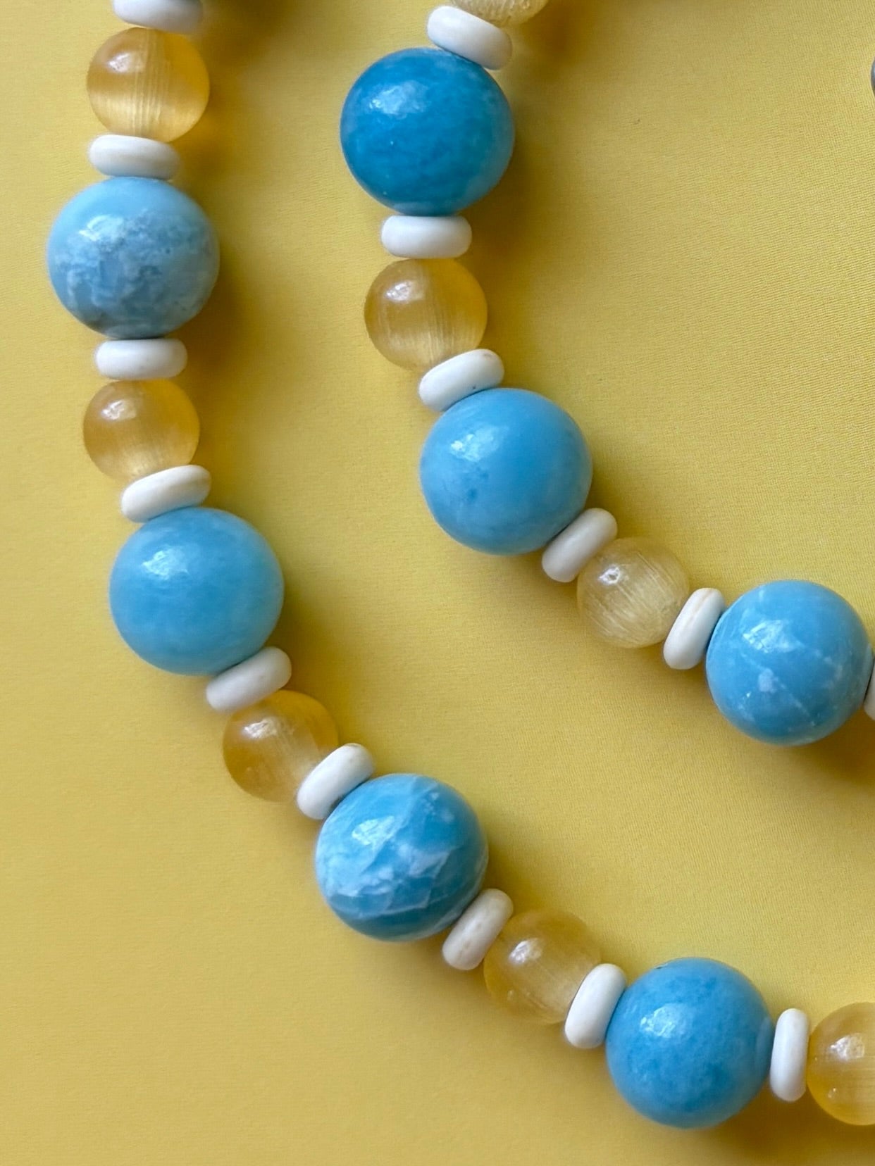 Larimar Beaded Necklace