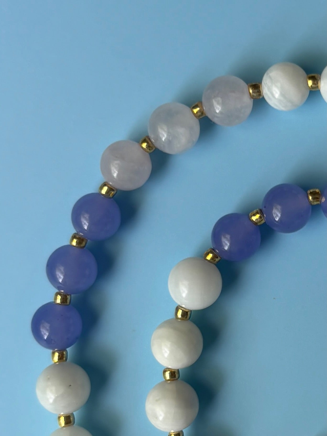 Purple Beaded Necklace